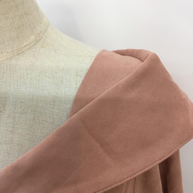 ケービーエフ KBF カットソー 長袖 無地 桃 / ピンク / pink レディース USED 古着 中古 10041369