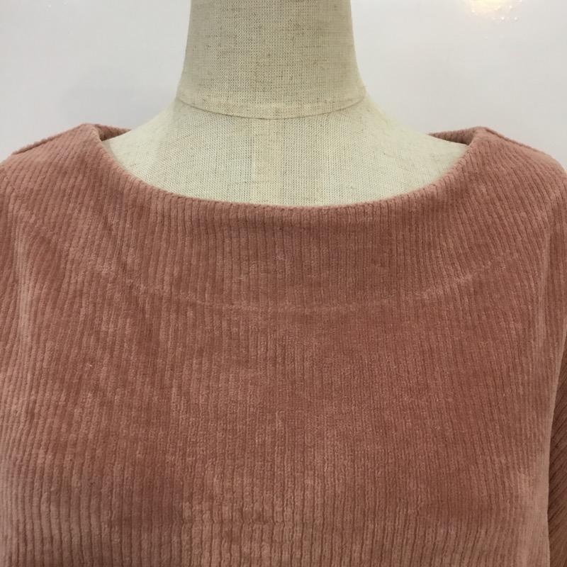 ローリーズファーム LOWRYS FARM カットソー 長袖 M 無地 桃 / ピンク / pink レディース USED 古着 中古 10041373