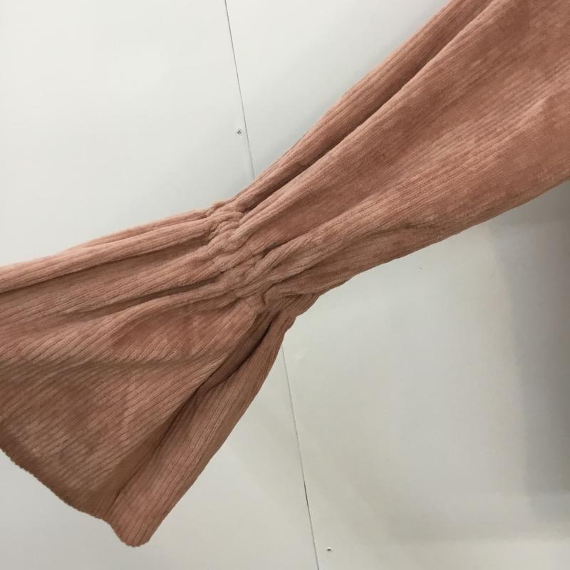 ローリーズファーム LOWRYS FARM カットソー 長袖 M 無地 桃 / ピンク / pink レディース USED 古着 中古 10041373