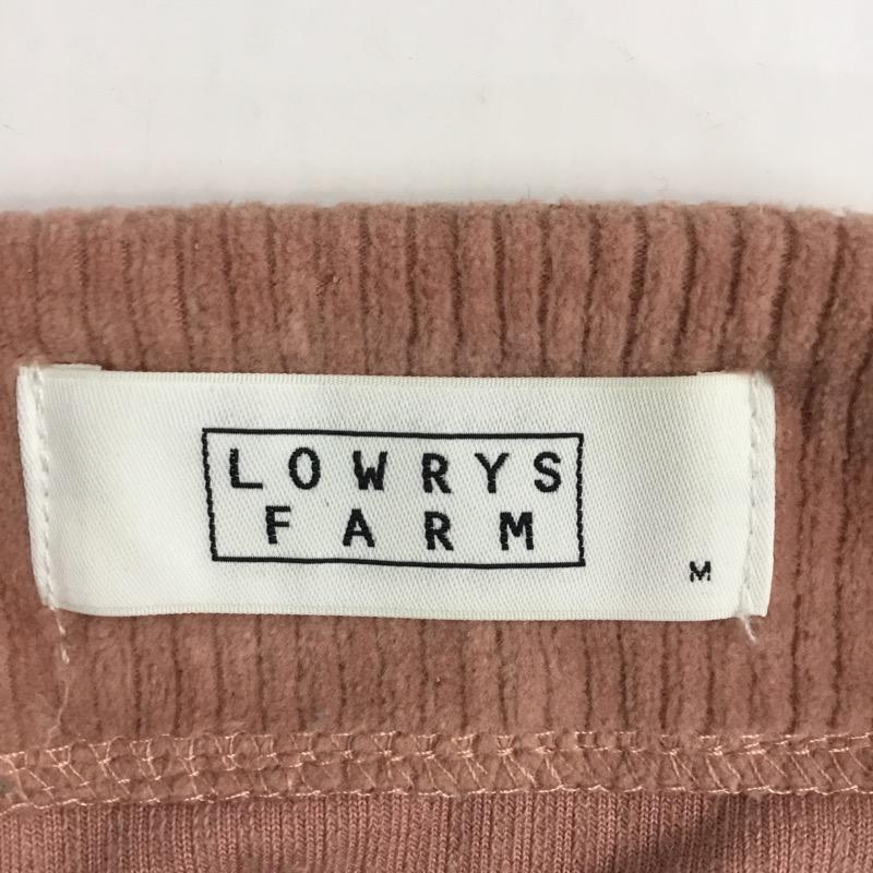ローリーズファーム LOWRYS FARM カットソー 長袖 M 無地 桃 / ピンク / pink レディース USED 古着 中古 10041373