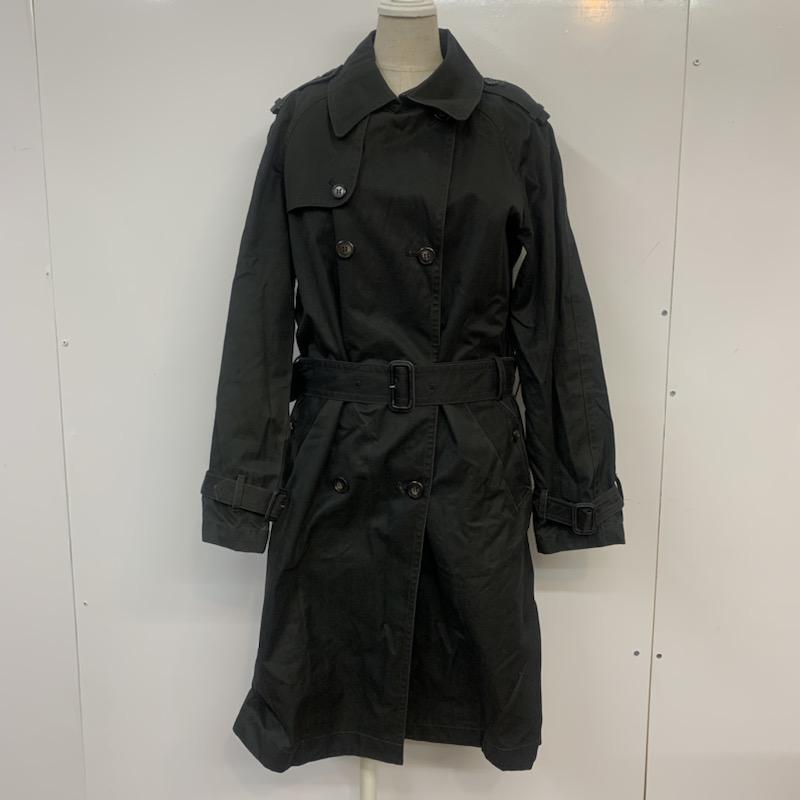 ジャーナルスタンダード JOURNAL STANDARD コート トレンチコート 無地 黒 / ブラック / black レディース USED 古着 中古 10041560