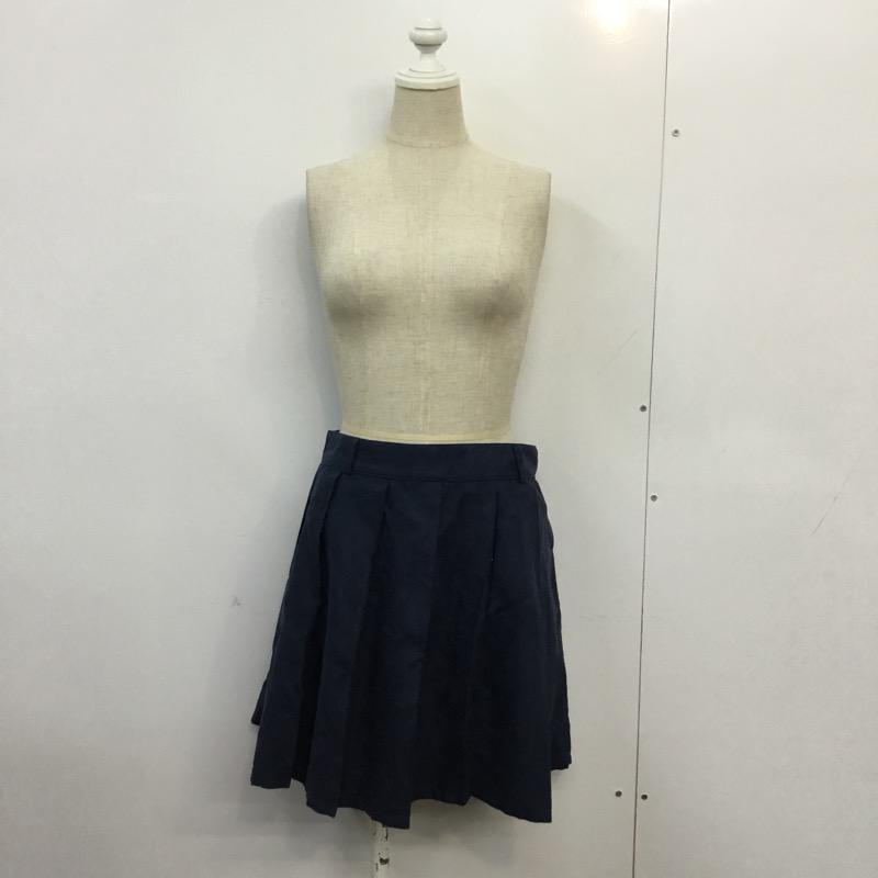ページボーイ PAGEBOY スカート ミニスカート FREE 無地 紺 / ネイビー / navy レディース USED 古着 中古 10041633
