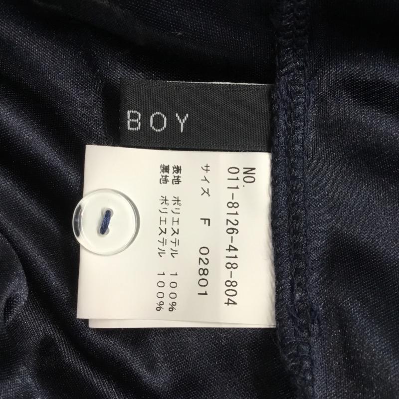 ページボーイ PAGEBOY スカート ミニスカート FREE 無地 紺 / ネイビー / navy レディース USED 古着 中古 10041633