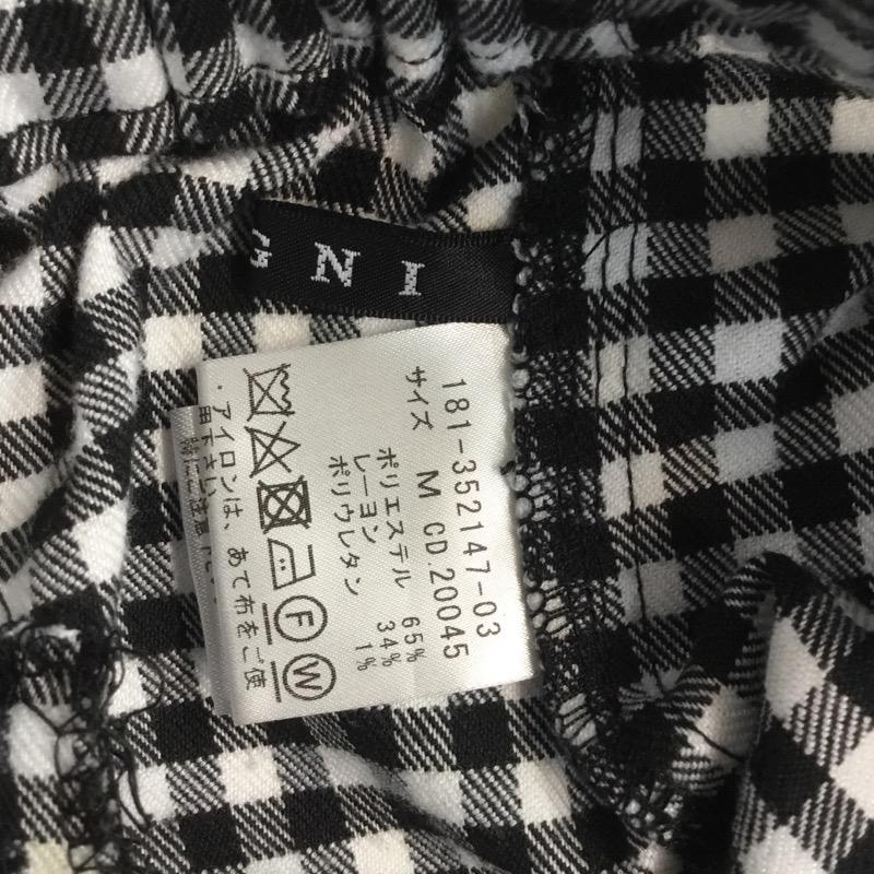 イング INGNI ボトムス ボトムス M チェック 白 / ホワイト / white X 黒 / ブラック / black レディース USED 古着 中古 10041634