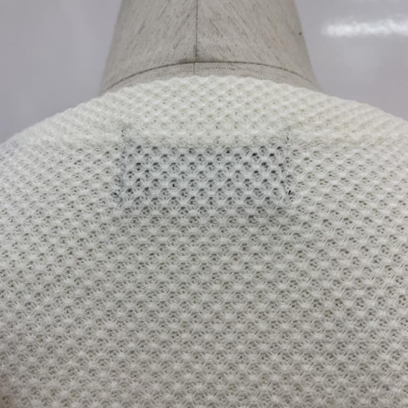 ブルーワーク BLUE WORK ニット、セーター 長袖 クルーネック XS 無地 白 / ホワイト / white メンズ USED 古着 中古 10041714