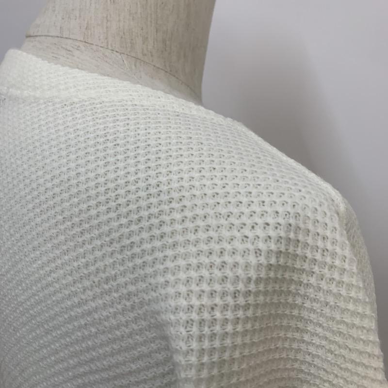 ブルーワーク BLUE WORK ニット、セーター 長袖 クルーネック XS 無地 白 / ホワイト / white メンズ USED 古着 中古 10041714