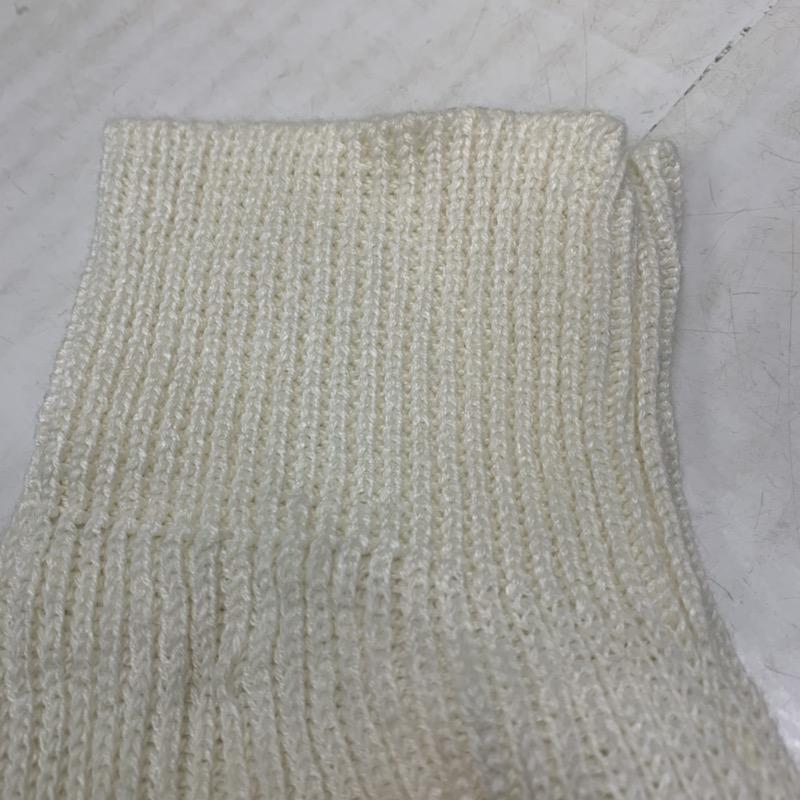 フェデリティー FIDELITY ニット、セーター 長袖 クルーネック L 無地 白 / ホワイト / white メンズ USED 古着 中古 10041717