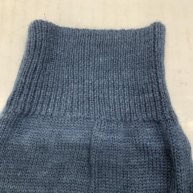 ステュディオス STUDIOUS ニット、セーター 長袖 クルーネック 2 無地 X  紺 / ネイビー / navy メンズ USED 古着 中古 10041725