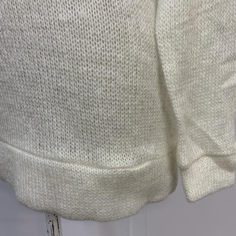 アナップミンピ anap mimpi ニット、セーター 長袖 無地 白 / ホワイト / white X 黒 / ブラック / black レディース USED 古着 中古 10041952