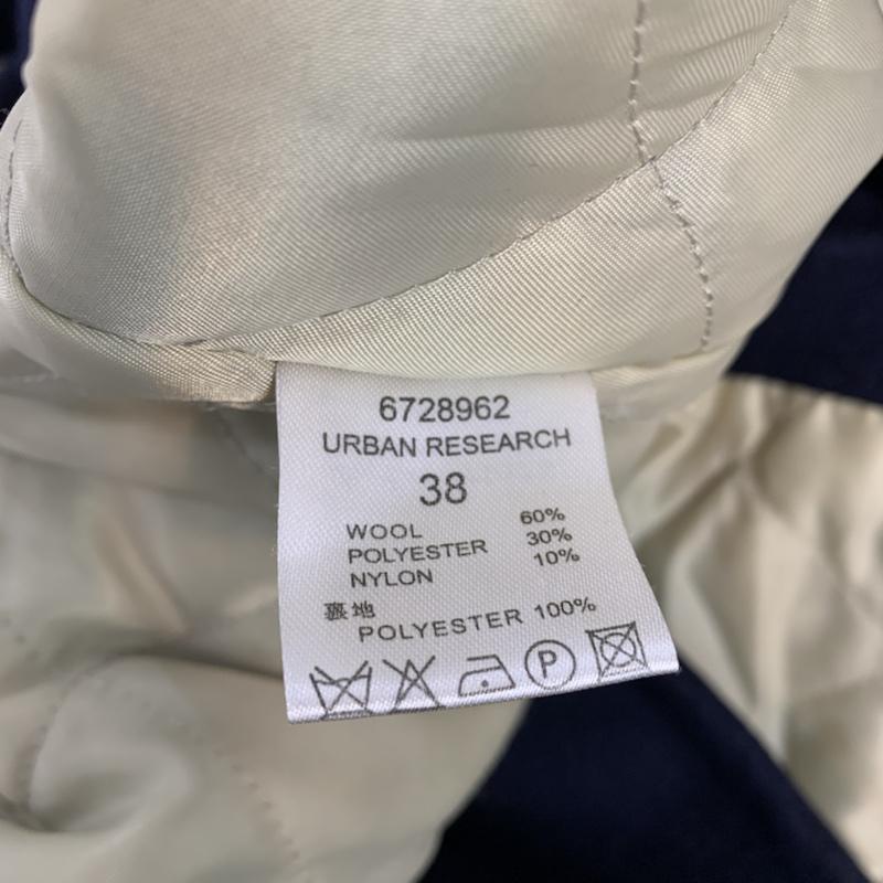 アーバンリサーチ URBAN RESEARCH コート ピーコート ウール 38 紺 / ネイビー / navy メンズ USED 古着 中古 10042074