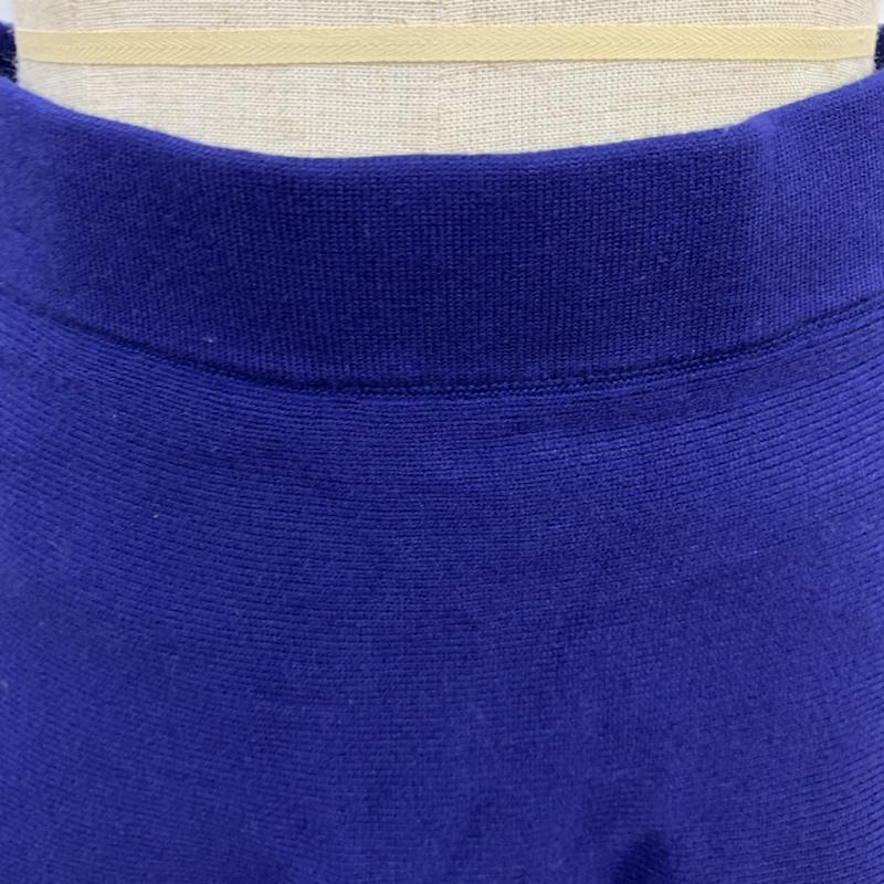 クミキョク KUMIKYOKU スカート ミニスカート フレアスカート 1 無地 青 / ブルー / blue レディース USED 古着 中古 10042198