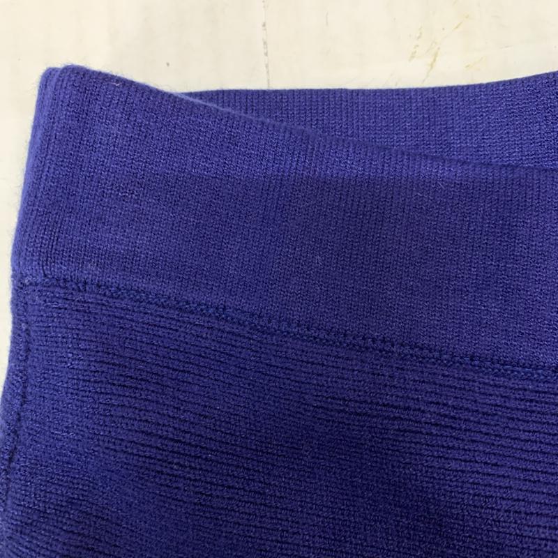 クミキョク KUMIKYOKU スカート ミニスカート フレアスカート 1 無地 青 / ブルー / blue レディース USED 古着 中古 10042198