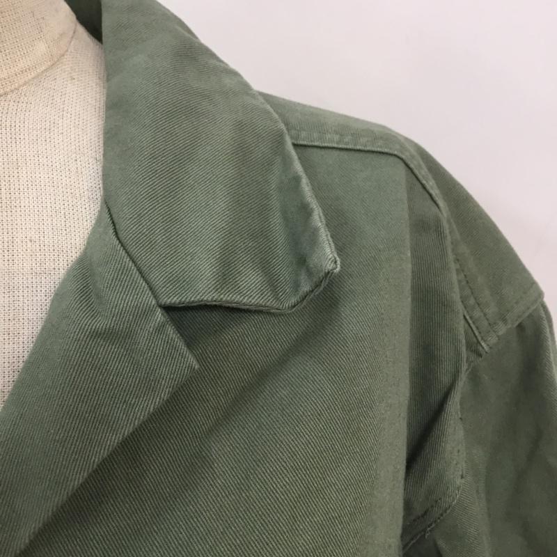 ダズリン dazzlin ジャケット、上着 ジャケット、ブレザー ミリタリージャケット FREE 無地 X ロゴ、文字 カーキ / カーキ / khaki レディース USED 古着 中古 10042219