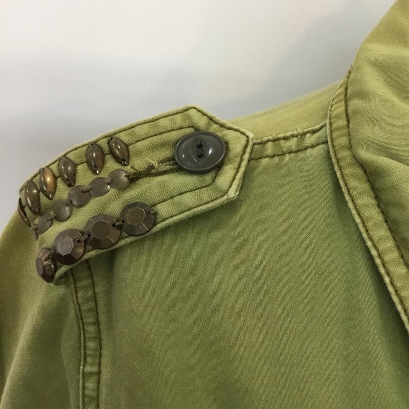 アナザーエディション Anather Edition ジャケット、上着 ジャンパー、ブルゾン M 無地 カーキ / カーキ / khaki レディース USED 古着 中古 10042254