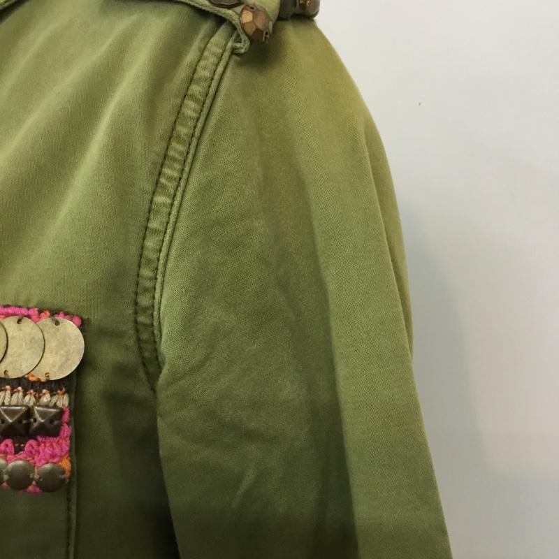 アナザーエディション Anather Edition ジャケット、上着 ジャンパー、ブルゾン M 無地 カーキ / カーキ / khaki レディース USED 古着 中古 10042254