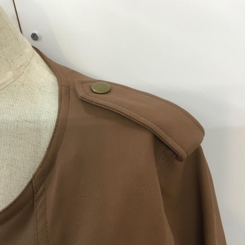 ローリーズファーム LOWRYS FARM ジャケット、上着 ジャンパー、ブルゾン FREE 無地 茶 / ブラウン / brown レディース USED 古着 中古 10042262