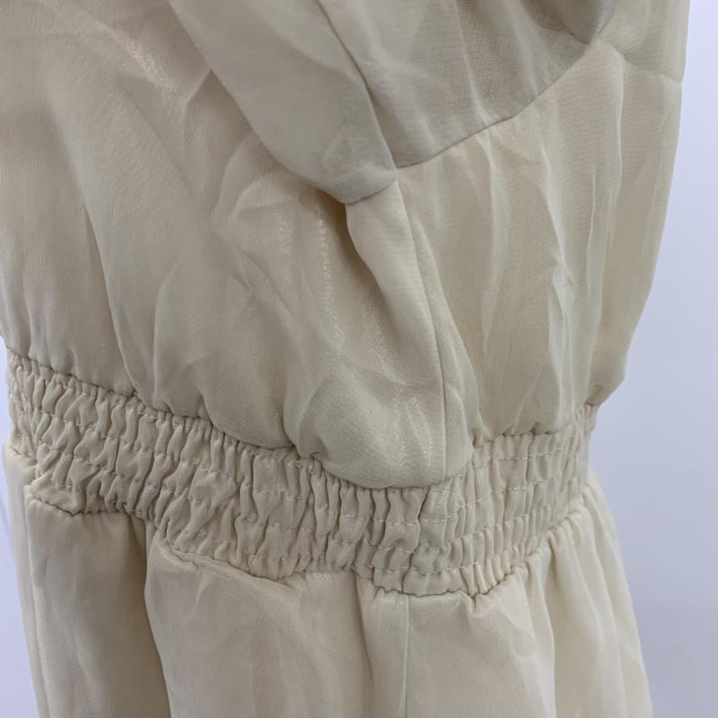 イング INGNI カットソー 七分袖 M 無地 アイボリー / アイボリー / レディース USED 古着 中古 10042284