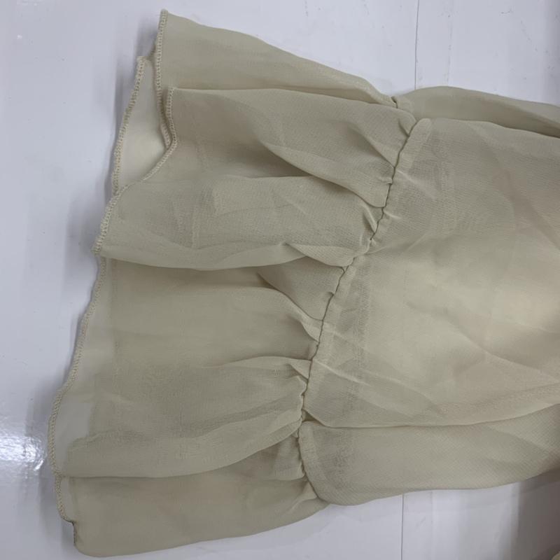 イング INGNI カットソー 七分袖 M 無地 アイボリー / アイボリー / レディース USED 古着 中古 10042284