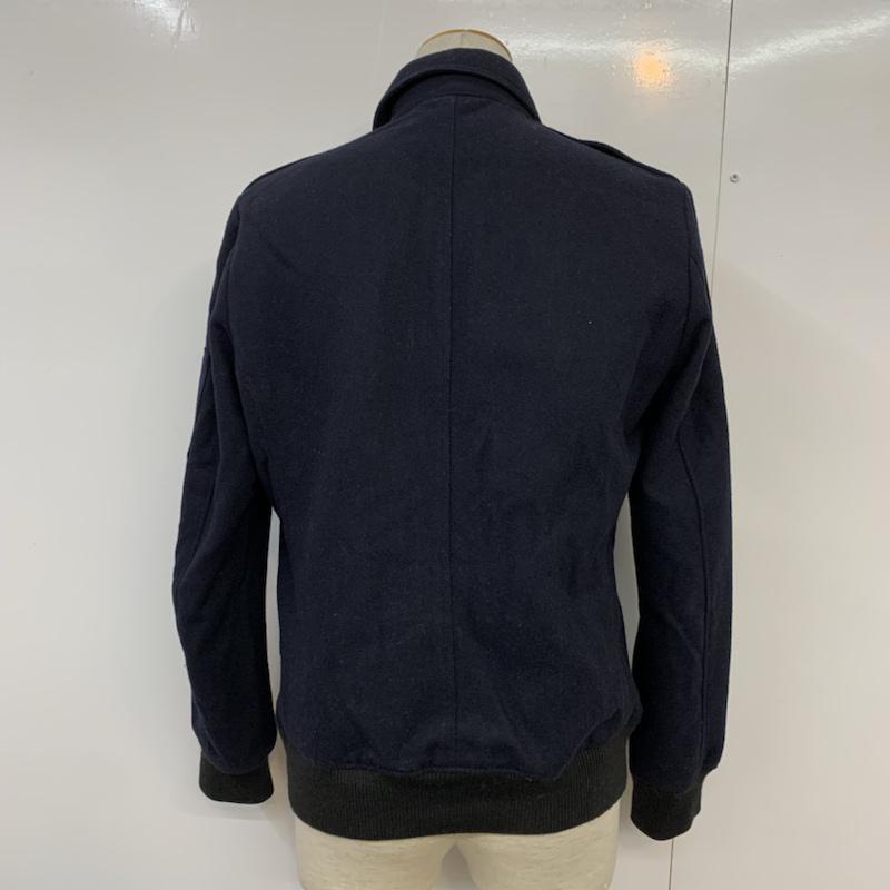 ナノユニバース nano・universe ジャケット、上着 ジャンパー、ブルゾン ウール 40 無地 紺 / ネイビー / navy メンズ USED 古着 中古 10042315