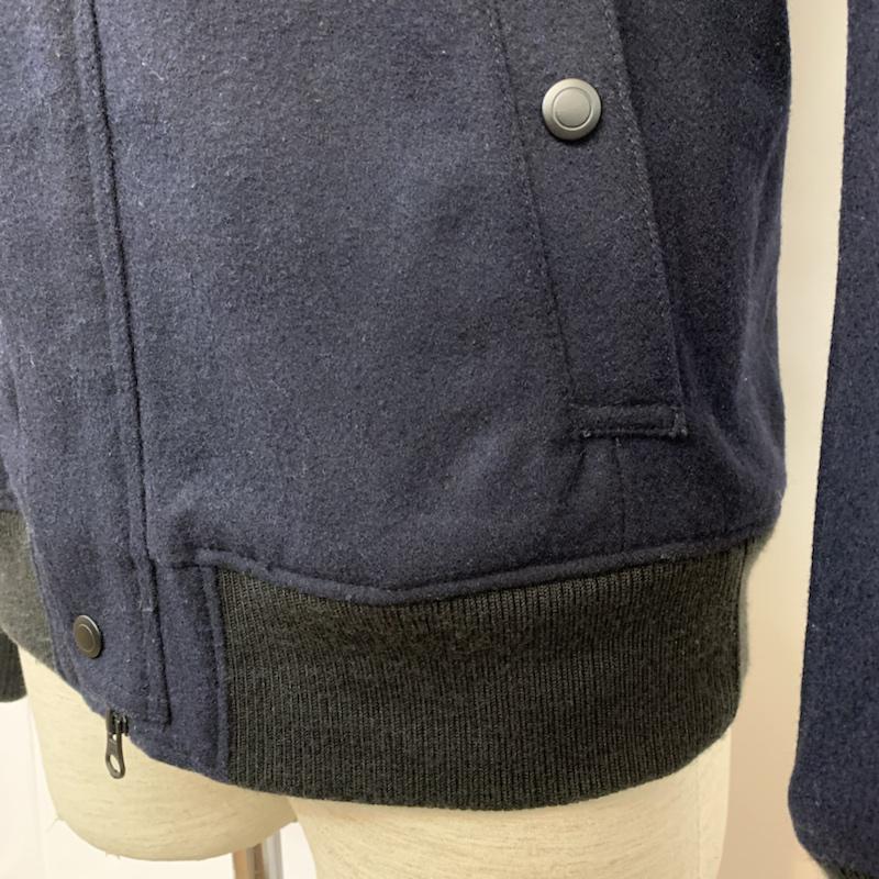 ナノユニバース nano・universe ジャケット、上着 ジャンパー、ブルゾン ウール 40 無地 紺 / ネイビー / navy メンズ USED 古着 中古 10042315