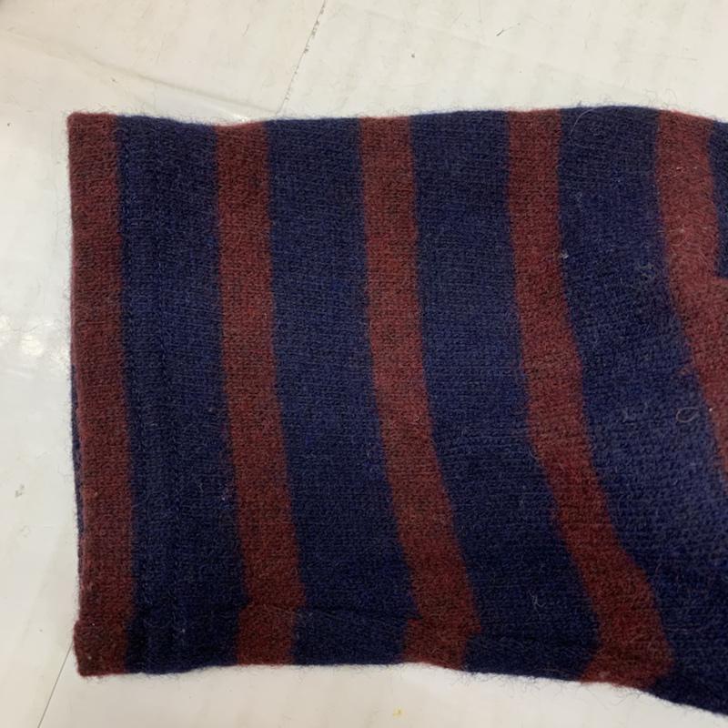 ジャーナルスタンダード JOURNAL STANDARD カットソー 長袖 ボーダー ボーダー柄 紺 / ネイビー / navy X えんじ / ワインレッド / dark red レディース USED 古着 中古 10042693