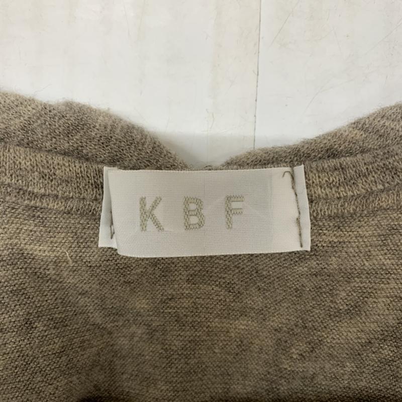 ケービーエフ KBF カットソー 長袖 無地 茶 / ブラウン / brown レディース USED 古着 中古 10042700