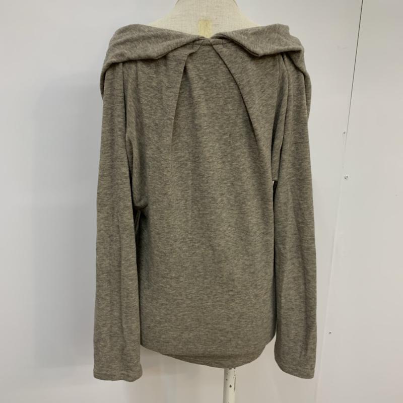 ケービーエフ KBF カットソー 長袖 無地 茶 / ブラウン / brown レディース USED 古着 中古 10042700