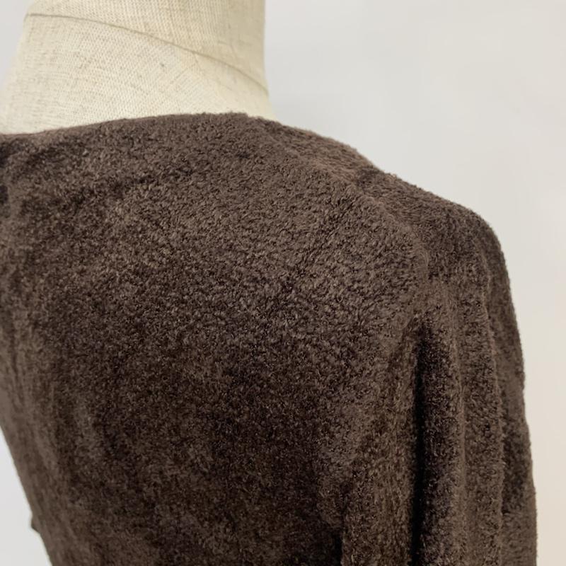 ルシェルブルー LE CIEL BLEU ニット、セーター 半袖 38 無地 茶 / ブラウン / brown レディース USED 古着 中古 10042720