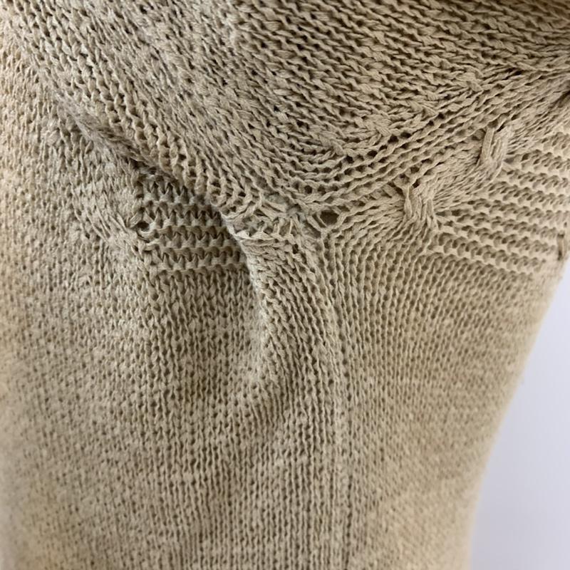 ナノユニバース nano・universe カーディガン 長袖 S 無地 ベージュ / ベージュ / beige メンズ USED 古着 中古 10042733