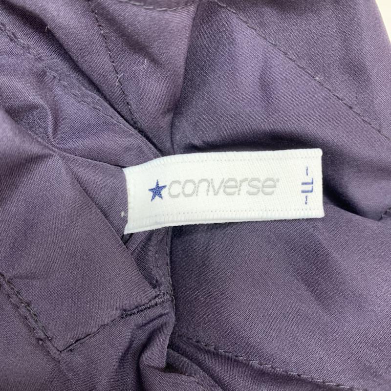 コンバース CONVERSE ジャケット、上着 ジャンパー、ブルゾン リバーシブル LL 無地 X ワンポイント X ロゴ、文字 紺 / ネイビー / navy X アイボリー / アイボリー / レディース USED 古着 中古 10042976
