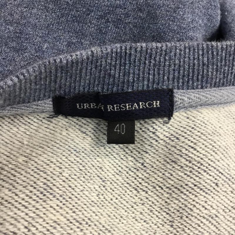 アーバンリサーチ URBAN RESEARCH トレーナー 長袖 スウェット プルオーバー 40 無地 水色 / ライトブルー / メンズ USED 古着 中古 10043002
