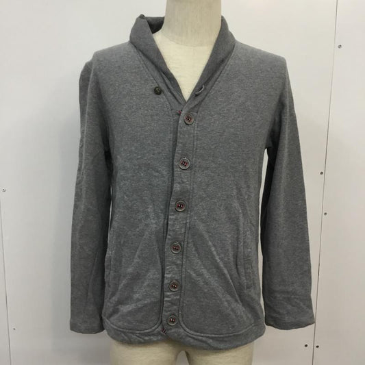 アーバンリサーチ URBAN RESEARCH カーディガン 長袖 ショールカラー 40 無地 灰 / グレー / gray メンズ USED 古着 中古 10043063