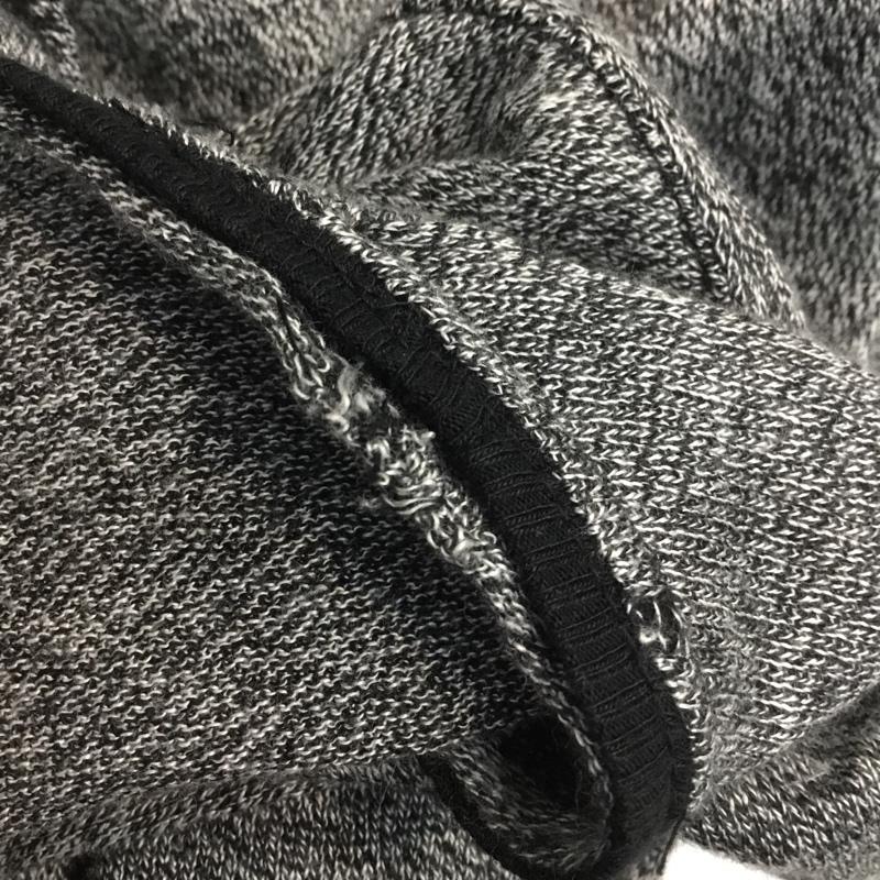 アーバンリサーチ URBAN RESEARCH カットソー 長袖 40 無地 黒 / ブラック / black X 白 / ホワイト / white X 灰 / グレー / gray メンズ USED 古着 中古 10043073