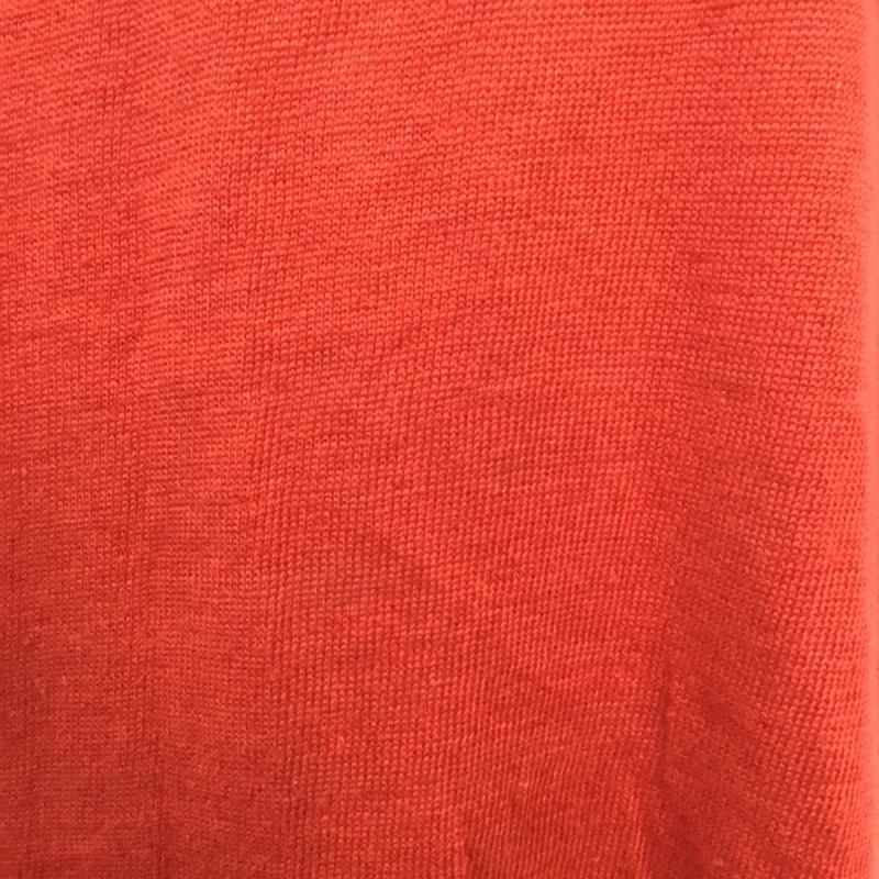 アーバンリサーチ URBAN RESEARCH ニット、セーター 七分袖 麻 リネン M 橙 / オレンジ / orange メンズ USED 古着 中古 10043074