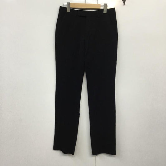 ビームス BEAMS パンツ スラックス S 無地 黒 / ブラック / black メンズ USED 古着 中古 10043195