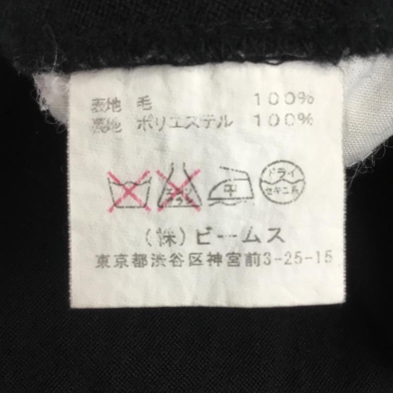 ビームス BEAMS パンツ スラックス S 無地 黒 / ブラック / black メンズ USED 古着 中古 10043195