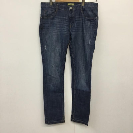 ベルシュカ Bershka パンツ デニム、ジーンズ 34 無地 インディゴ / インディゴ / Indigo メンズ USED 古着 中古 10043196