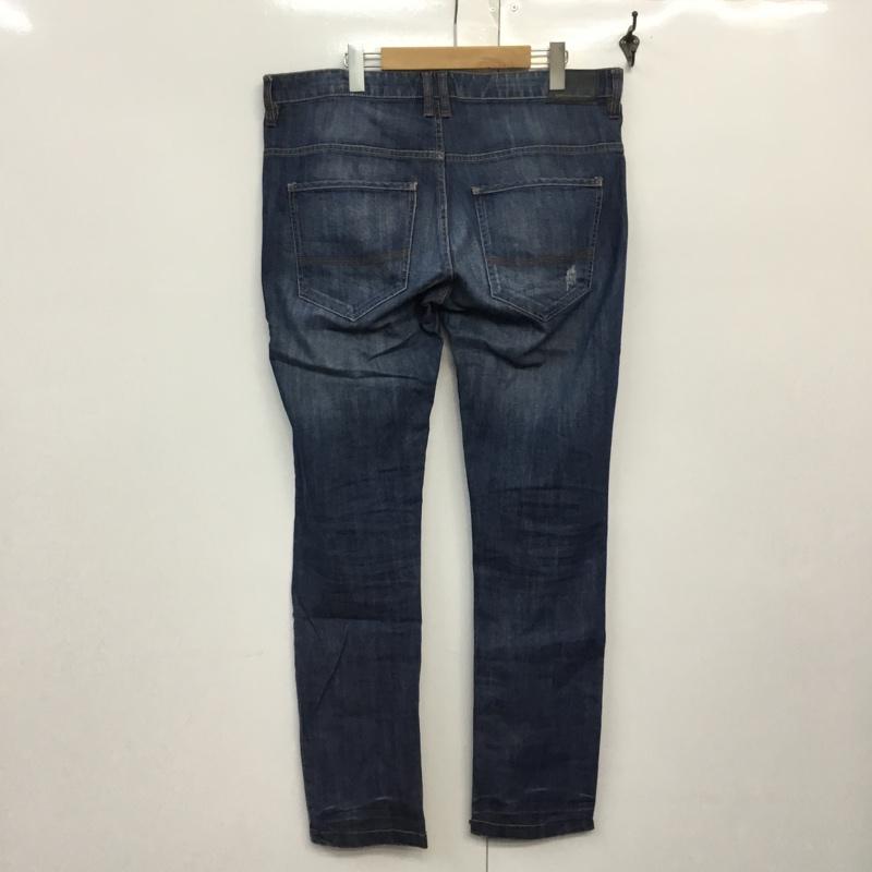 ベルシュカ Bershka パンツ デニム、ジーンズ 34 無地 インディゴ / インディゴ / Indigo メンズ USED 古着 中古 10043196