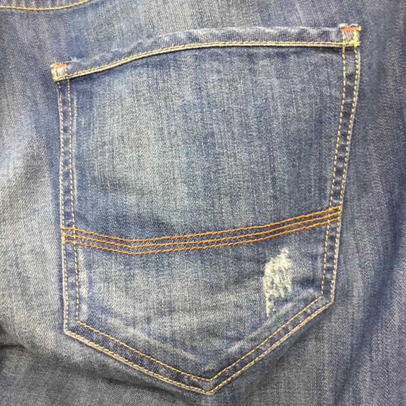ベルシュカ Bershka パンツ デニム、ジーンズ 34 無地 インディゴ / インディゴ / Indigo メンズ USED 古着 中古 10043196