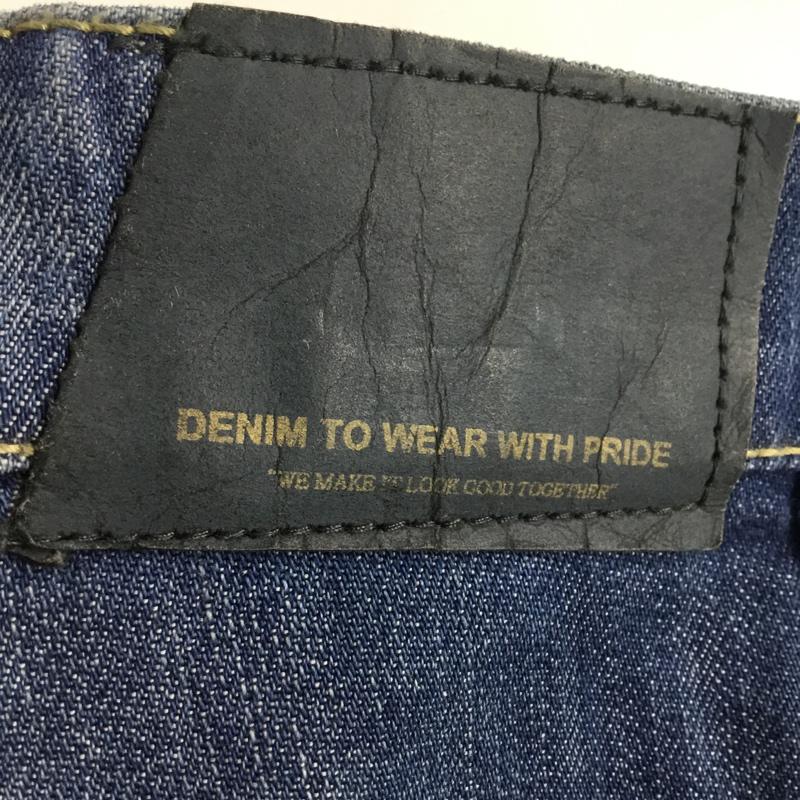 ベルシュカ Bershka パンツ デニム、ジーンズ 34 無地 インディゴ / インディゴ / Indigo メンズ USED 古着 中古 10043196
