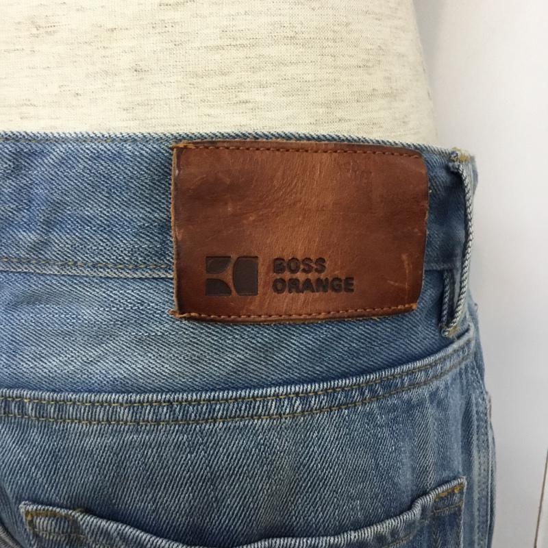 ボスオレンジ Boss Orange パンツ デニム、ジーンズ 無地 インディゴ / インディゴ / Indigo メンズ USED 古着 中古 10043200
