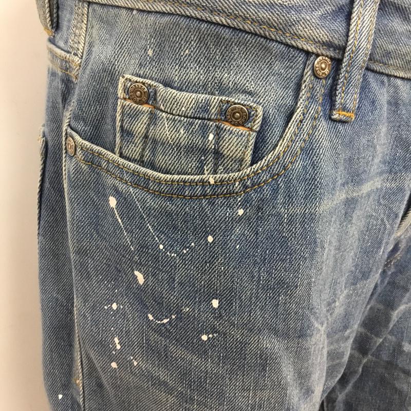 ボスオレンジ Boss Orange パンツ デニム、ジーンズ 無地 インディゴ / インディゴ / Indigo メンズ USED 古着 中古 10043200