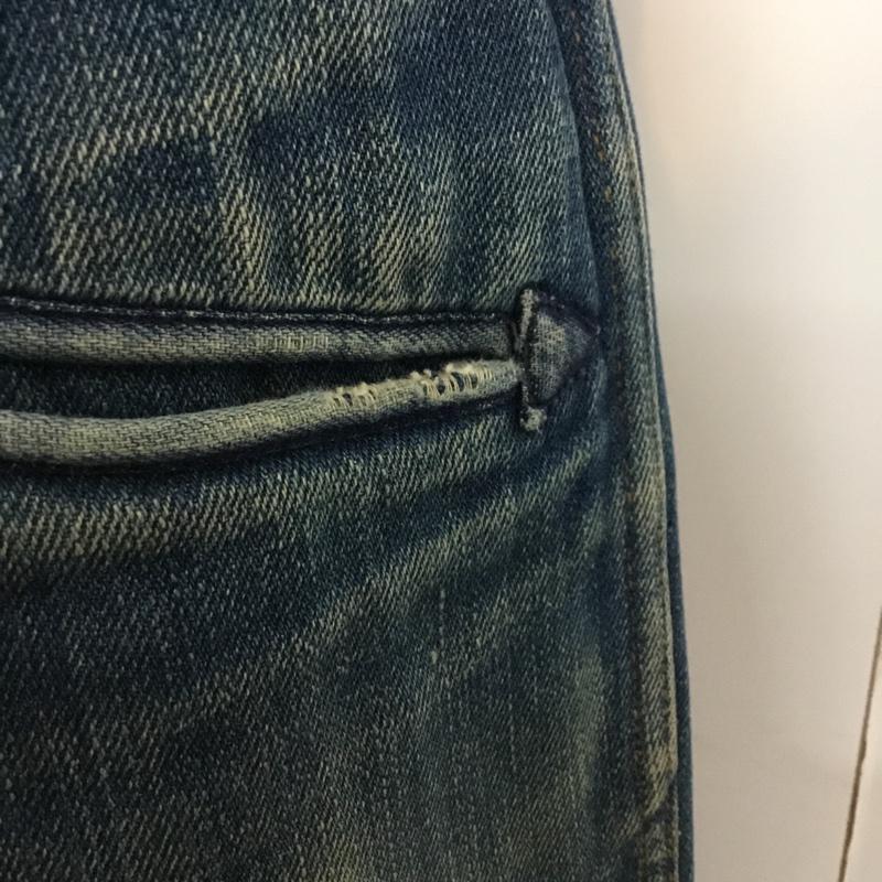 ブルーブルー BLUE BLUE パンツ デニム、ジーンズ 32インチ 無地 インディゴ / インディゴ / Indigo メンズ USED 古着 中古 10043204