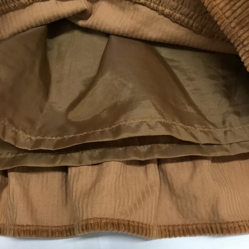 ローリーズファーム LOWRYS FARM スカート ミニスカート コーデュロイ M 無地 茶 / ブラウン / brown レディース USED 古着 中古 10043340