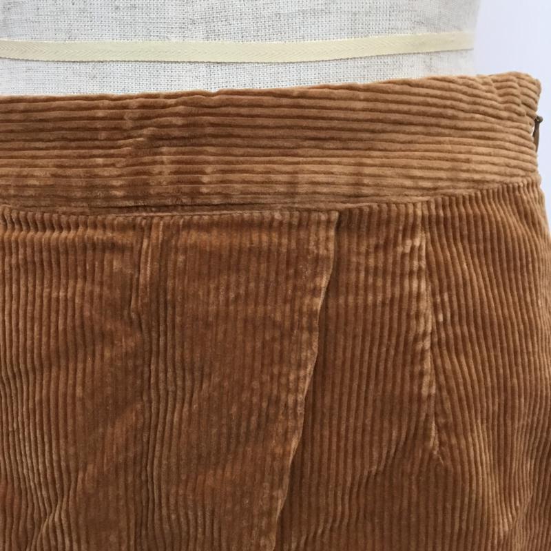 ローリーズファーム LOWRYS FARM スカート ミニスカート コーデュロイ M 無地 茶 / ブラウン / brown レディース USED 古着 中古 10043340