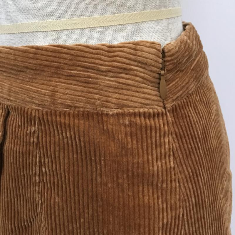 ローリーズファーム LOWRYS FARM スカート ミニスカート コーデュロイ M 無地 茶 / ブラウン / brown レディース USED 古着 中古 10043340