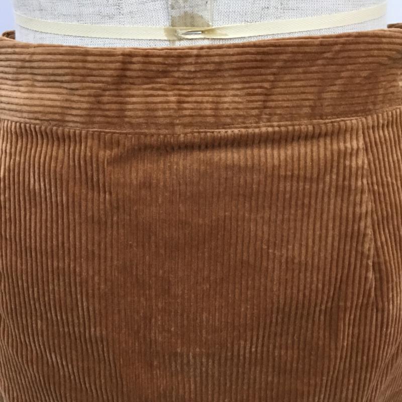 ローリーズファーム LOWRYS FARM スカート ミニスカート コーデュロイ M 無地 茶 / ブラウン / brown レディース USED 古着 中古 10043340