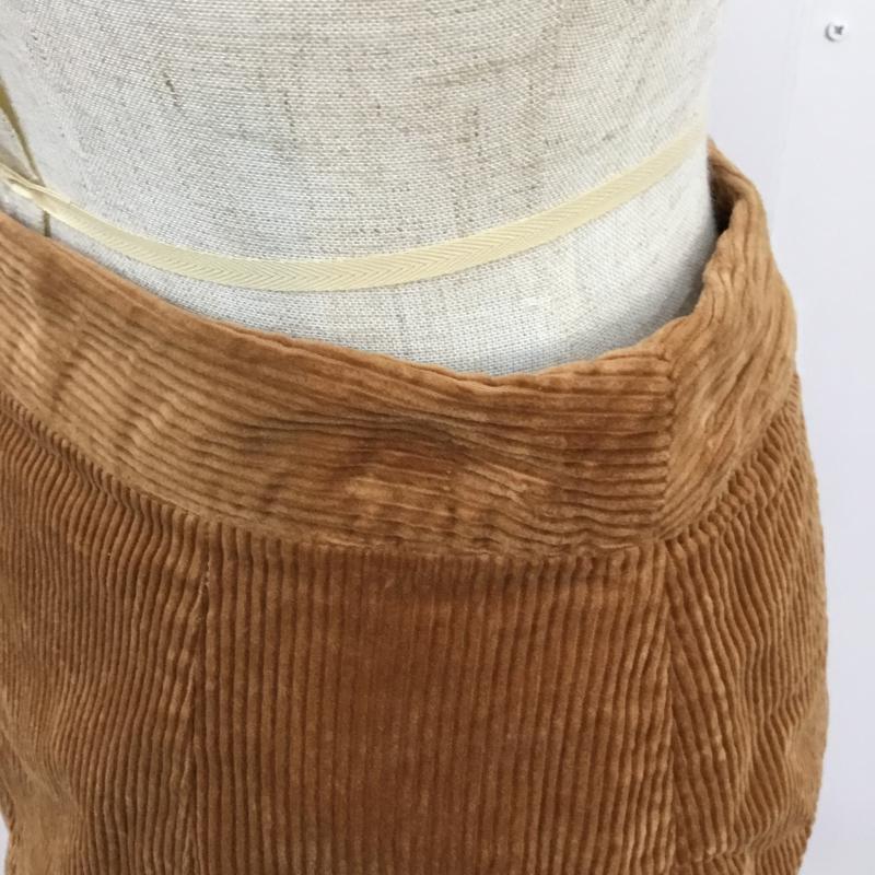 ローリーズファーム LOWRYS FARM スカート ミニスカート コーデュロイ M 無地 茶 / ブラウン / brown レディース USED 古着 中古 10043340