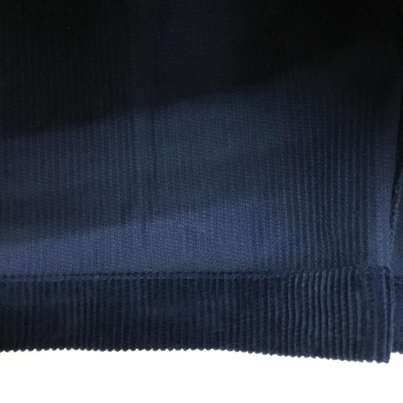 ザラベーシック ZARA BASIC スカート ミニスカート コーデュロイ M 無地 紺 / ネイビー / navy レディース USED 古着 中古 10043343