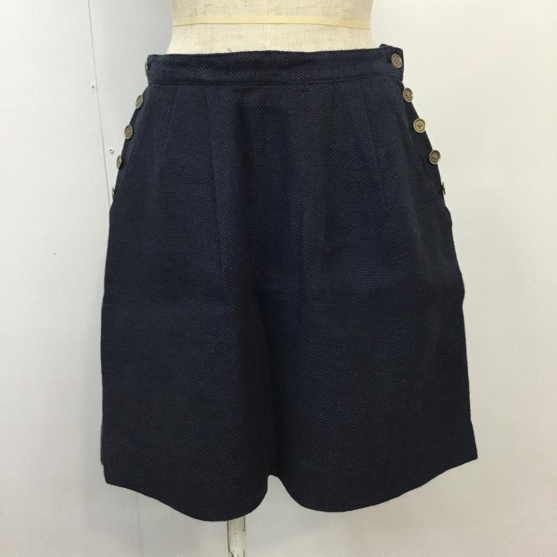 グリーンレーベルリラクシング green label relaxing スカート ミニスカート 40 無地 紺 / ネイビー / navy レディース USED 古着 中古 10043349